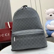 Gucci Grey GG Canvas Large Capacity Travel Backpack A0020S #A66526