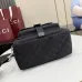Gucci 854743 Medium Messenger Bag - Black Canvas &amp; Leather #A60913