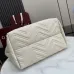 Gucci 855279 GG Marmont Large Tote Bag - White / Light Blue #A60915