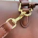 Gucci Brown Leather Web Stripe Horsebit Flap Handbag 875019 #A66543