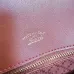 Gucci Brown Leather Web Stripe Horsebit Flap Handbag 875019 #A66543