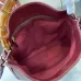Gucci Burgundy Leather Bamboo Shoulder Bag 799863 W30xH23xD6.5cm #A67149