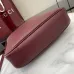 Gucci Burgundy Leather Bamboo Shoulder Bag 799863 W30xH23xD6.5cm #A67149