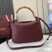 Gucci Burgundy Leather Bamboo Shoulder Bag 799863 W30xH23xD6.5cm #A67149