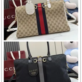 Brand G GG Canvas Web Stripe Horsebit Mini Handbag 866732 #A66542