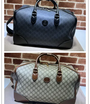 Gucci - Interlocking G canvas duffel bag size:42×26×24cm #A53683 Gucci - Interlocking G canvas duffel bag size:42×26×24cm #A53683