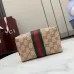 Gucci Mini Zipper Denim Pouch Travel Makeup Clutch Bag 875801 #A66528