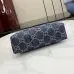 Gucci Mini Zipper Denim Pouch Travel Makeup Clutch Bag 875801 #A66528
