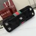 Gucci Web Stripe Horsebit Handbag 866732 Black 28x15x10cm #A62942