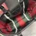 Gucci-Inspired Mini Top Handle Bag - Beige &amp; Ebony Canvas Crossbody Bag #A60244