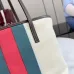 Gucci Beige Canvas Classic Web Stripe Small Tote Bag A0034E #A66533
