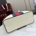 Gucci Beige Canvas Classic Web Stripe Small Tote Bag A0034E #A66533