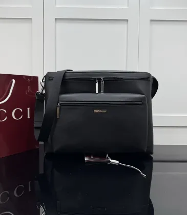Gucci Black Leather Large Messenger Bag 875369 W37xH28xD13cm #A67169 Gucci Black Leather Large Messenger Bag 875369 W37xH28xD13cm #A67169