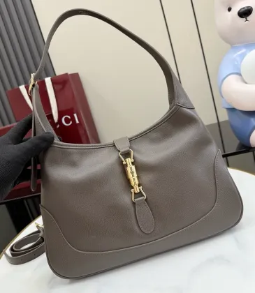 Gucci Brown Leather Jackie Hobo Bag 863136 W31.5xH22xD4.5cm #A67152 Gucci Brown Leather Jackie Hobo Bag 863136 W31.5xH22xD4.5cm #A67152