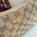 Gucci Coffee GG Canvas Mini Shoulder Hobo Underarm Bag 874743 #A66530