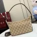 Gucci Coffee GG Canvas Mini Shoulder Hobo Underarm Bag 874743 #A66530