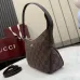 Gucci Coffee GG Canvas Mini Shoulder Hobo Underarm Bag 874743 #A66530