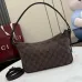 Gucci Coffee GG Canvas Mini Shoulder Hobo Underarm Bag 874743 #A66530