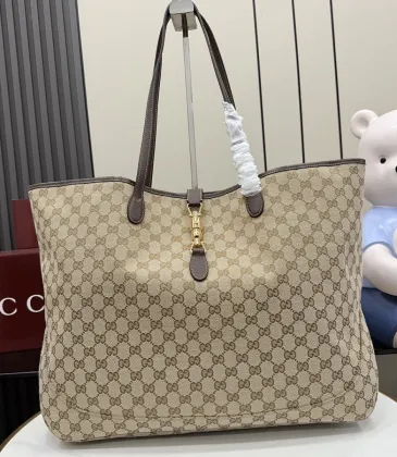 Gucci GG Canvas Tote Bag, 55 x 37 x 14.5 cm #A63207 Gucci GG Canvas Tote Bag, 55 x 37 x 14.5 cm #A63207