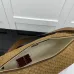 Gucci GG Marmont Half-Moon Shoulder Bag – Camel Quilted Velvet with Gold-Tone Hardware #A59165