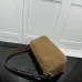 Gucci GG Marmont Half-Moon Shoulder Bag – Camel Quilted Velvet with Gold-Tone Hardware #A59165