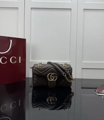 Gucci GG Marmont Medium Leather Chain Bag 837280 #A66137