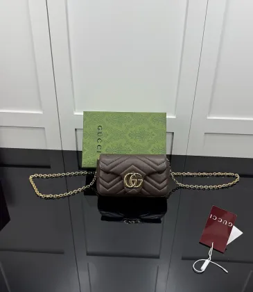 Gucci GG Marmont Mini Leather Chain Bag 841290 #A66136