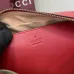 Gucci Red Quilted GG Metal Chain Crossbody Camera Bag 447632 #A66534