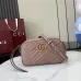 Gucci Red Quilted GG Metal Chain Crossbody Camera Bag 447632 #A66534