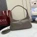 Gucci Taupe Mini Jackie Hobo Bag 863137 W27xH13xD3.5cm #A67153