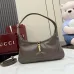 Gucci Taupe Mini Jackie Hobo Bag 863137 W27xH13xD3.5cm #A67153