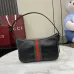 Gucci Web Stripe Leather Shoulder Bag 863406 W22.5xH12.5xD3.5cm #A67144