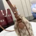 Gucci Beige GG Canvas Bamboo Handle Crossbody Hobo Bag 799865 #A66532