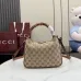 Gucci Beige GG Canvas Bamboo Handle Crossbody Hobo Bag 799865 #A66532