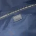 Gucci Navy Blue GG Supreme Canvas Duffle Bag with Red-Blue Web Stripes and Leather Accents 799871 #A58350