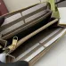 Gucci 795048 GG Pattern Zip-Around Wallet in Beige PVC 20x11x3cm #A61866