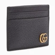 Gucci AAA+ black wallet Black cowhide GG men's fashion card bag #9125580 Gucci AAA+ black wallet Black cowhide GG men's fashion card bag #9125580