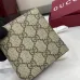 Gucci GG Canvas Bi-Fold Card Wallet 10x10cm #A63876