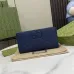 Gucci GG Marmont Full-Zip Wallet – Olive Green Pebbled Leather with Embossed GG Logo #A58785
