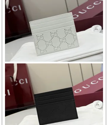 Gucci Perforated GG Leather Slim Card Holder Wallet 875873 #A66536 Gucci Perforated GG Leather Slim Card Holder Wallet 875873 #A66536