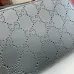 Gucci Perforated GG Leather Slim Card Holder Wallet 875873 #A66538