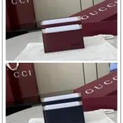 Gucci Leather Card Holders In Rich Burgundy And Classic Navy With Gold Accents #A52616 Gucci Leather Card Holders In Rich Burgundy And Classic Navy With Gold Accents #A52616