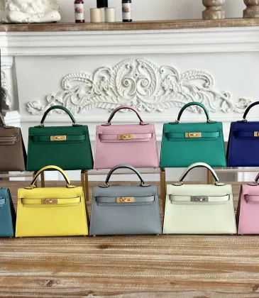 Hermes Kelly second-generation mini bags 19CM #A66522 Hermes Kelly second-generation mini bags 19CM #A66522