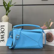 Stunning Loewe Puzzle Bag In Vibrant Blue Showcasing Iconic Geometric Craftsmanship #A50416 Stunning Loewe Puzzle Bag In Vibrant Blue Showcasing Iconic Geometric Craftsmanship #A50416