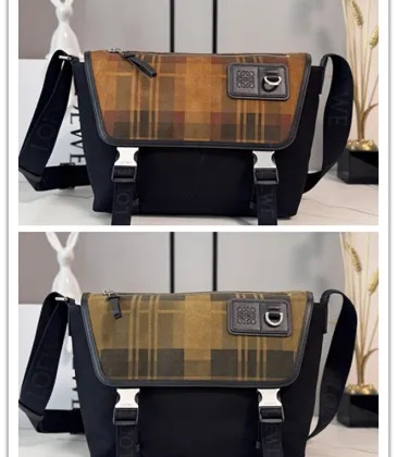 Loewe Flex Messenger Bag (822513) - Medium Size, Plaid Canvas & Suede, Anagram Logo, Adjustable Strap #A59982 Loewe Flex Messenger Bag (822513) - Medium Size, Plaid Canvas & Suede, Anagram Logo, Adjustable Strap #A59982