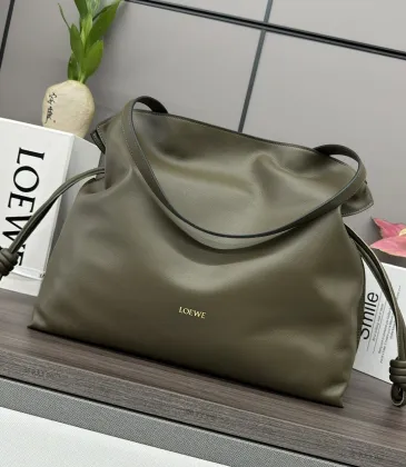 Loewe Large Flamenco Nappa Leather Drawstring Tote 38x29x14cm #A63866 Loewe Large Flamenco Nappa Leather Drawstring Tote 38x29x14cm #A63866