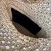 Loewe Medium Ola Raffia &amp; Leather Shoulder Bag, 26 x 13 x 18 cm #A63229