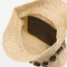 Loewe Medium Ola Raffia &amp; Leather Shoulder Bag, 26 x 13 x 18 cm #A63229