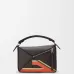Loewe Puzzle Fringe Cat Leather Shoulder Bag 24x10.5x16CM #A63849