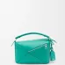 Loewe Puzzle Mini Bag - Turquoise Leather, Geometric Design, Top Handle, Luxury Handbag for Women with Brand Tag #A56885